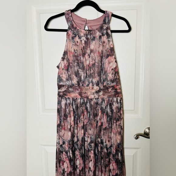 Eliza J Pink and Black Floral Maxi Dress - Picture 10 of 11